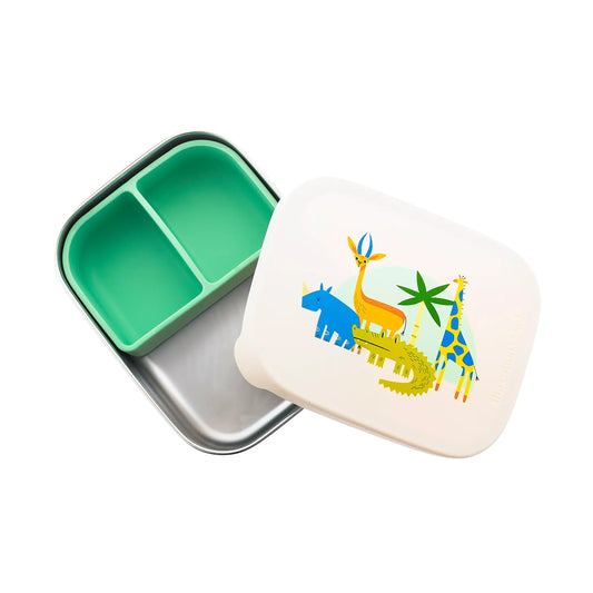 Lunchbox van roestvrij staal en siliconen Croc Rock - The Cotton Cloud