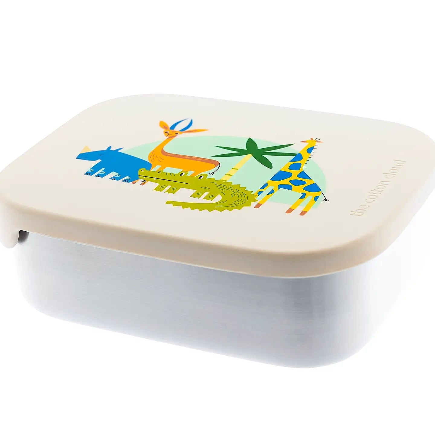 Lunchbox van roestvrij staal en siliconen Croc Rock - The Cotton Cloud