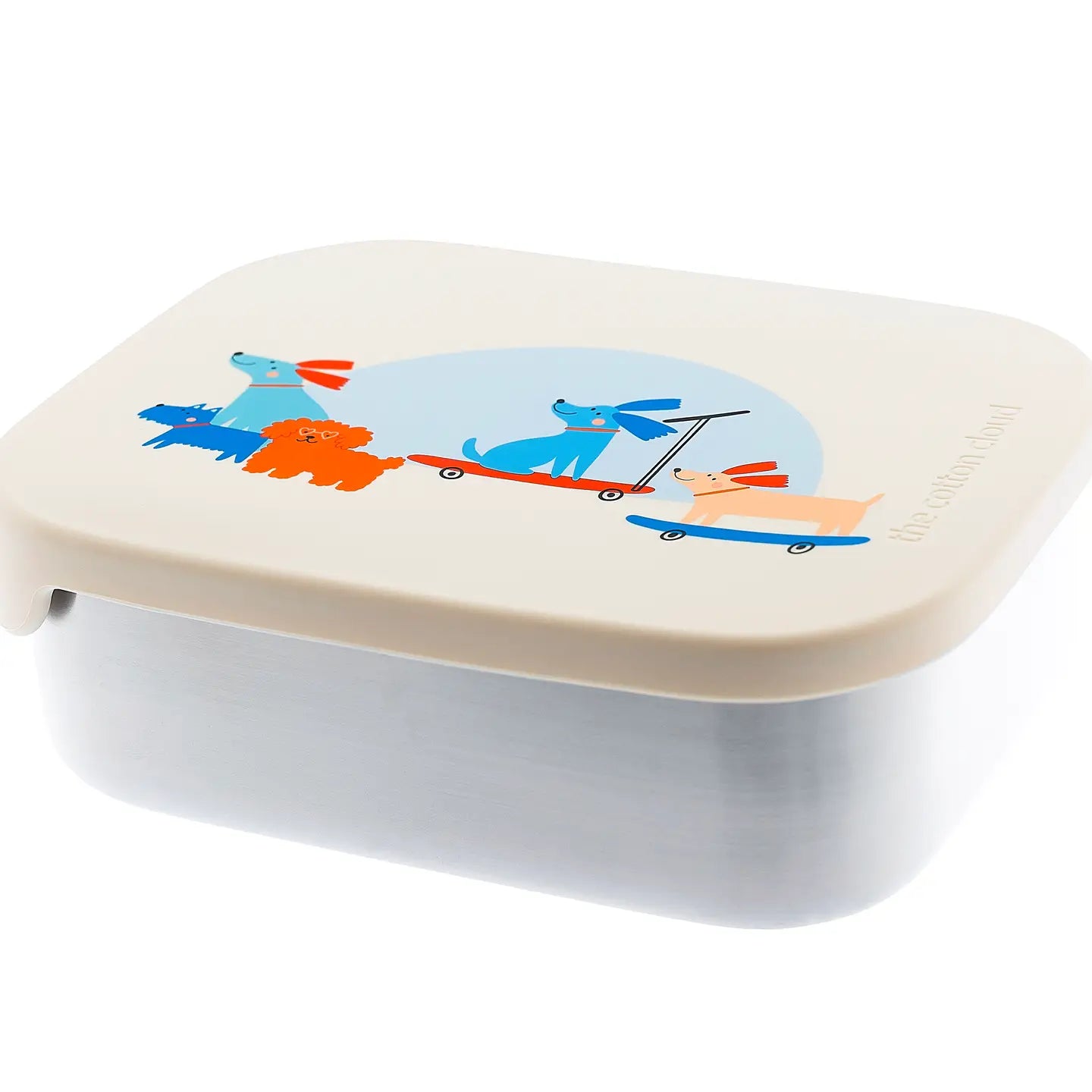 Lunchbox van roestvrij staal en siliconen Woof Gang - The Cotton Cloud